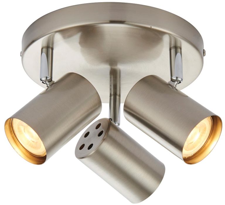 Arezzo Modern Satin Chrome 1 Light LED Wall Mounted Spot Light 73687