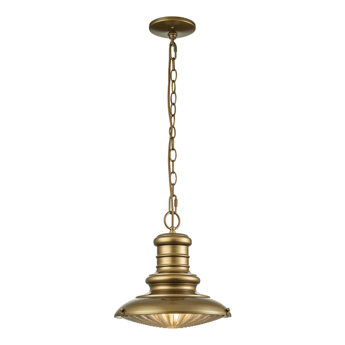 Feiss Redding Station Porch Chain Lantern Painted Distressed Bronze