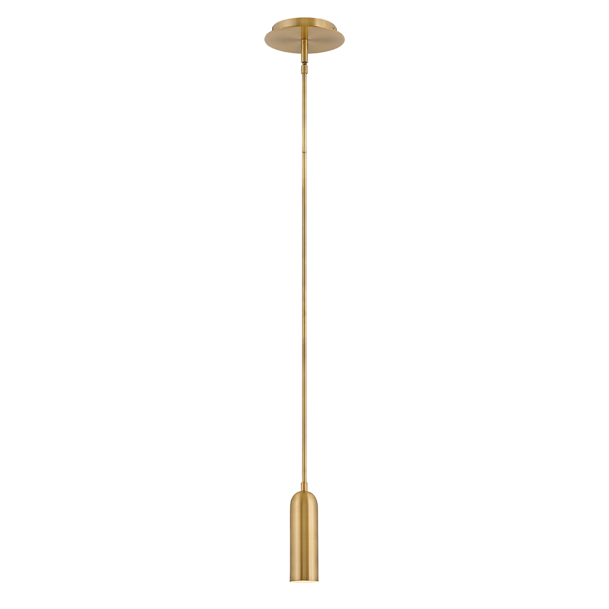 Dax Dimming LED Mini Kitchen Pendant Light Heritage Brass