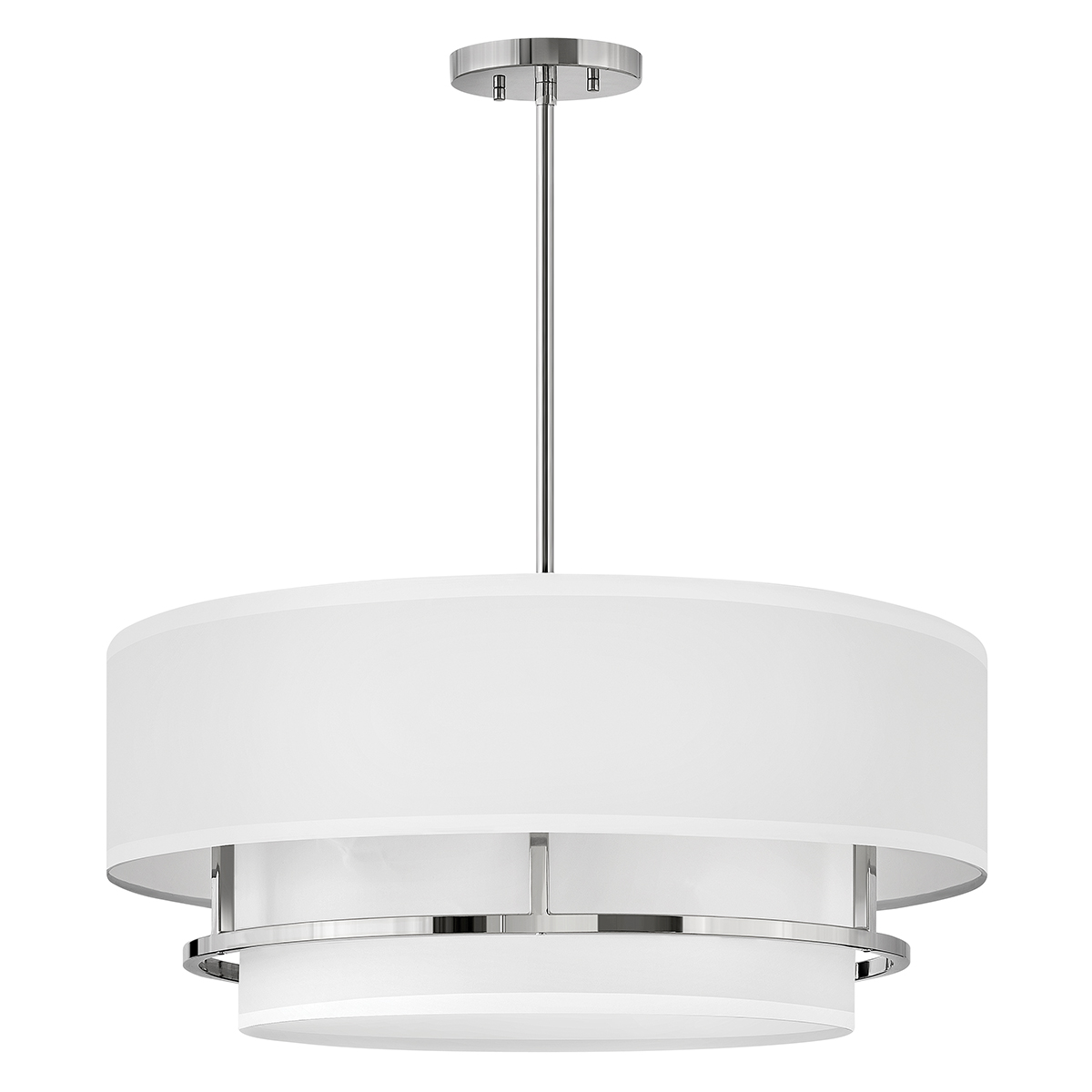 Graham 4 Light Duo Mount Ceiling Pendant Polished Nickel