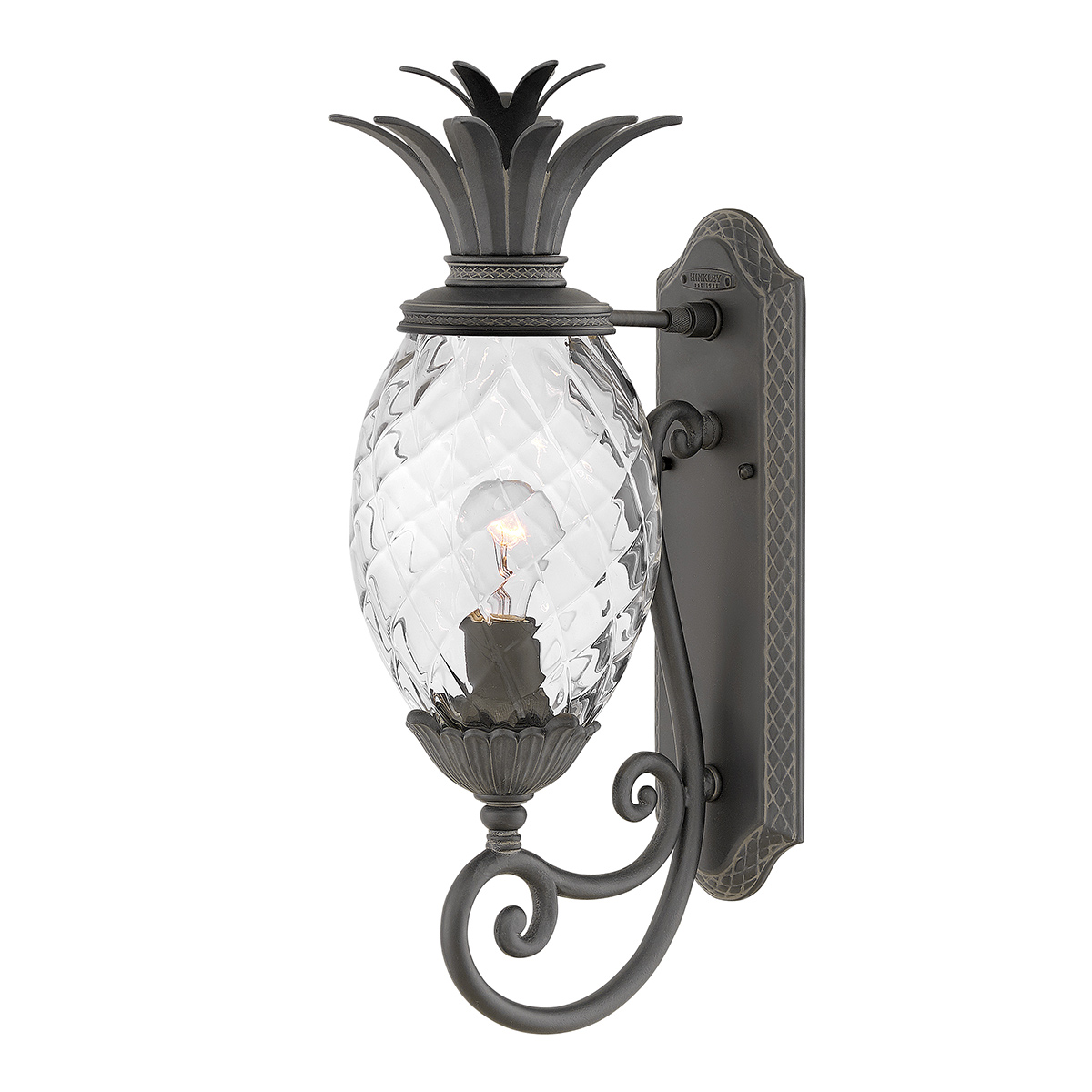 Plantation Medium Outdoor Wall Lantern Museum Black