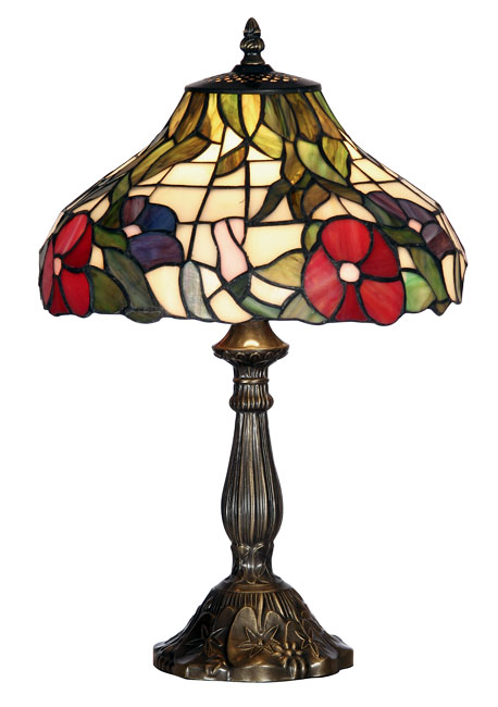 Peonies 300mm Tiffany Table Lamp