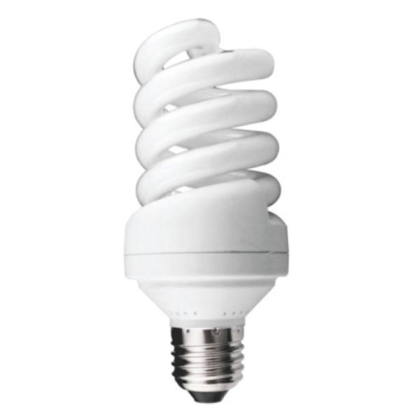 Spiral 25w E27 Warm White Flourescent Light Bulb