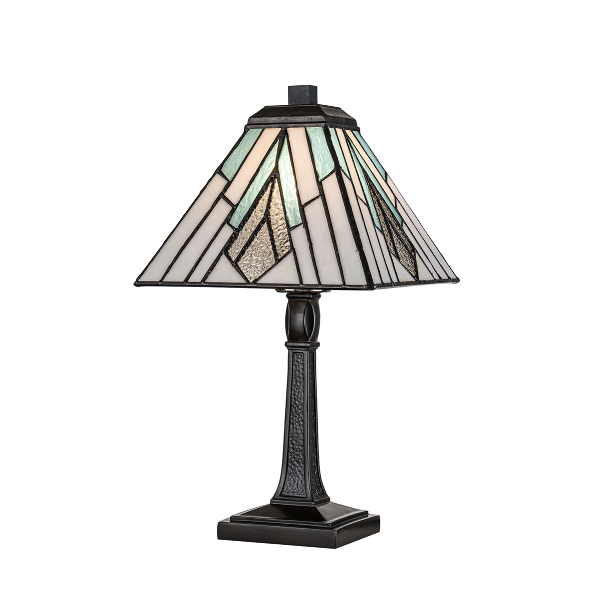 Alderley Art Deco Style 1 Light Medium Tiffany Table Lamp