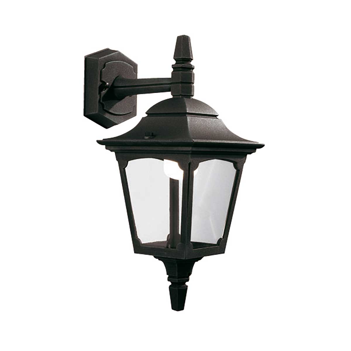 Elstead Chapel Mini 1 Light Downward Outdoor Wall Lantern Black