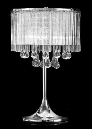 Franklite TL853 Spirit 3 light table lamp in polished chrome main image