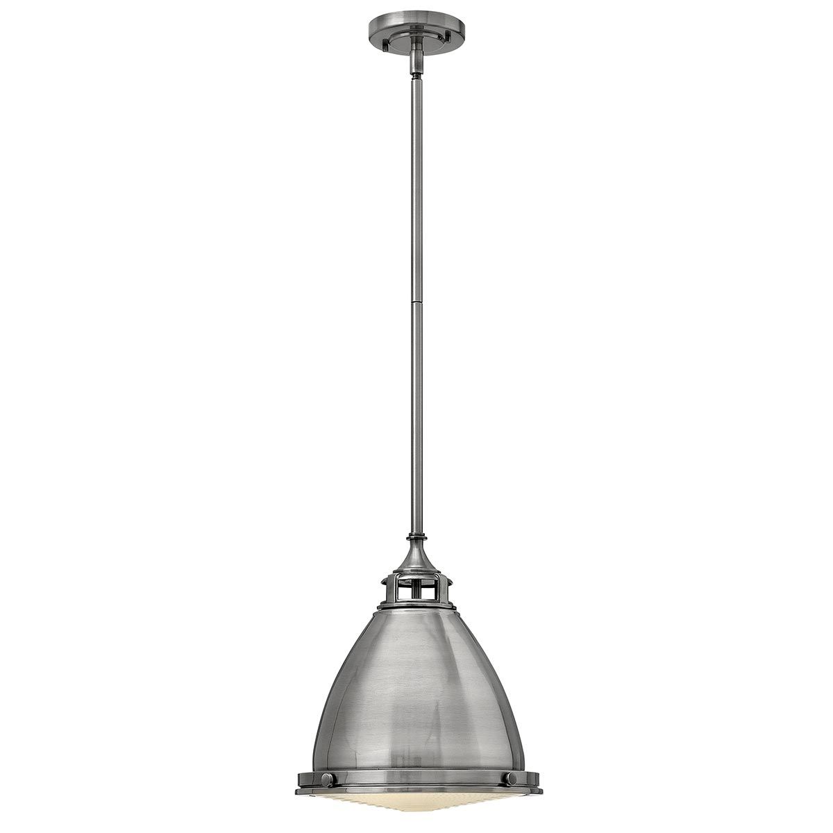 Amelia Medium Industrial Kitchen Pendant Antique Nickel