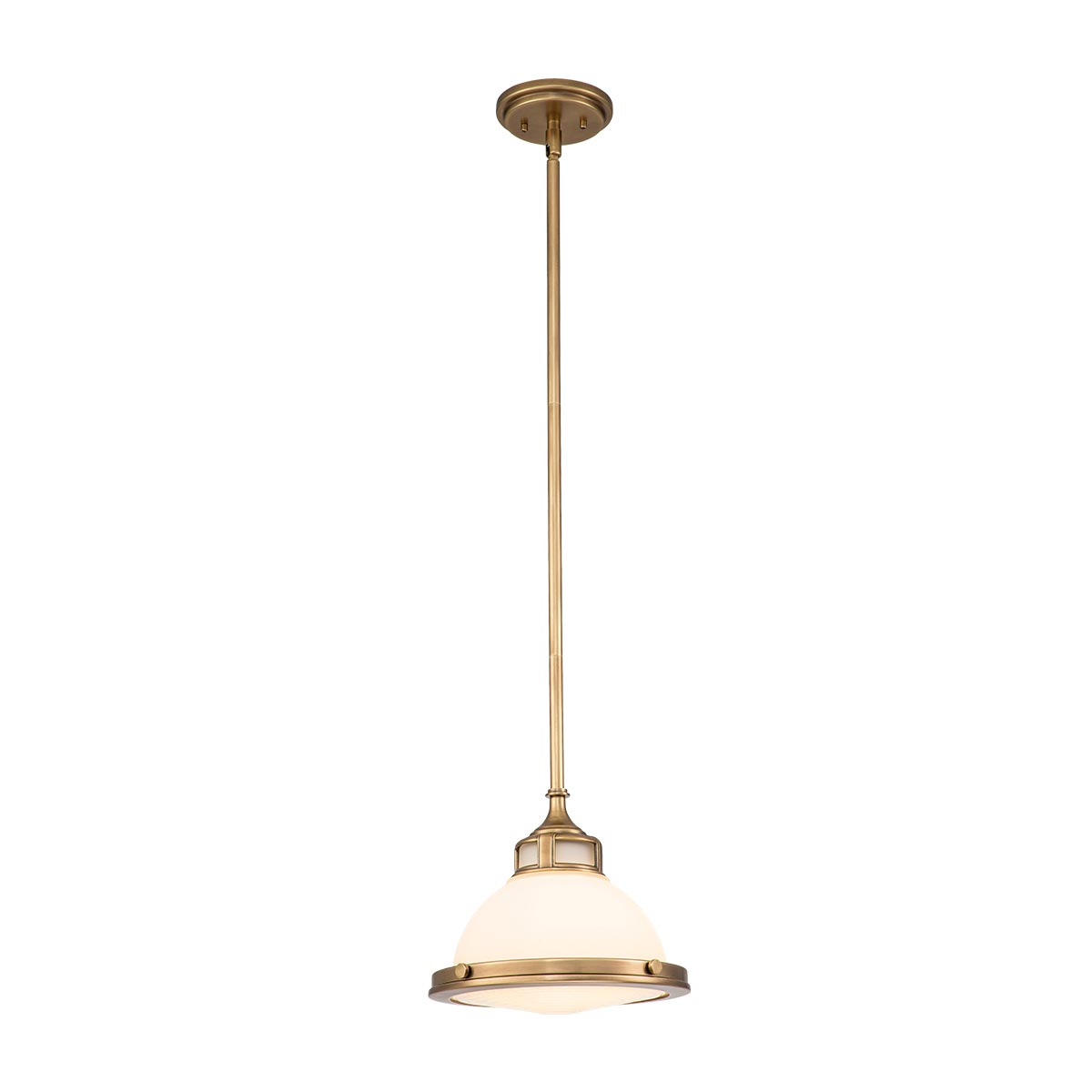 Amelia Brass And Cast Glass Mini Kitchen Pendant Light