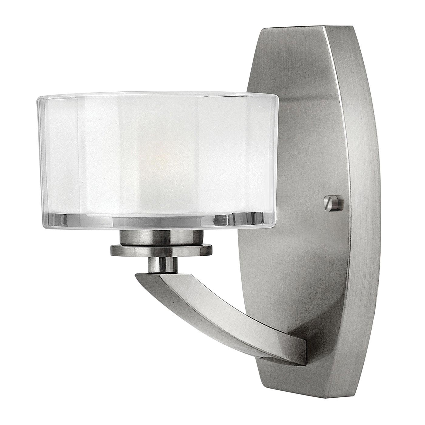 Hinkley Meridian Art Deco Style Single Wall Light Brushed Nickel