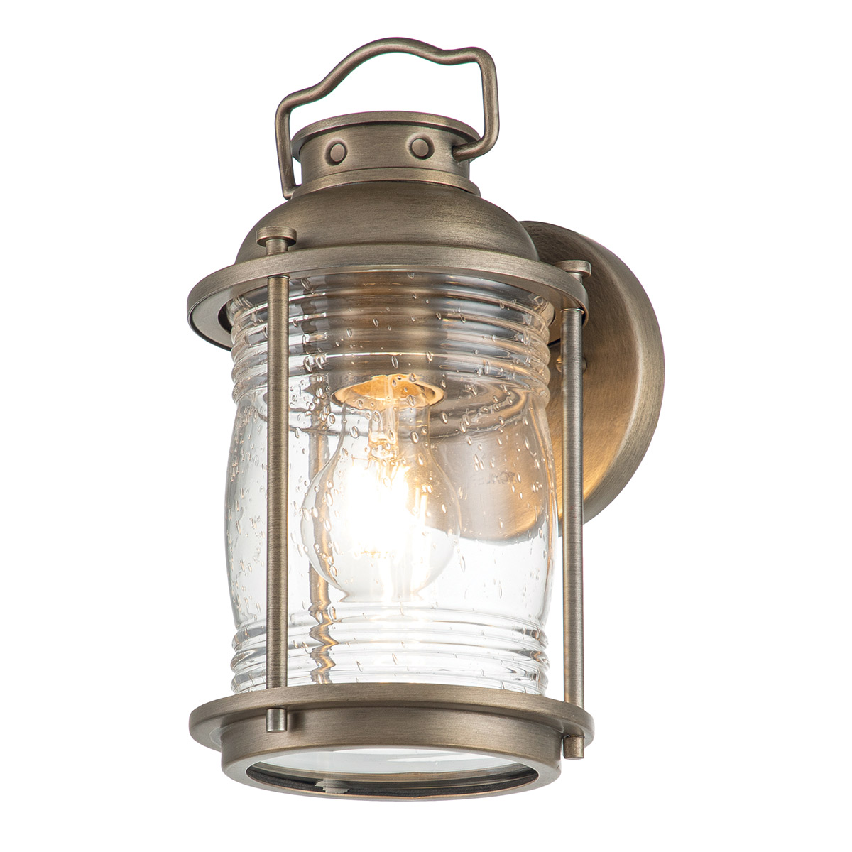 Kichler Ashland Bay Small Outdoor Wall Lantern Burnished Bronze