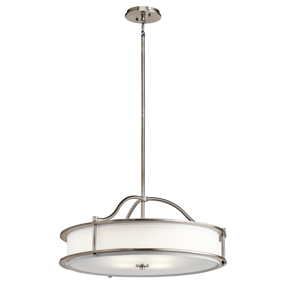 Kichler Emory Duo Mount 4 Light Pendant Or Semi Flush Classic Pewter