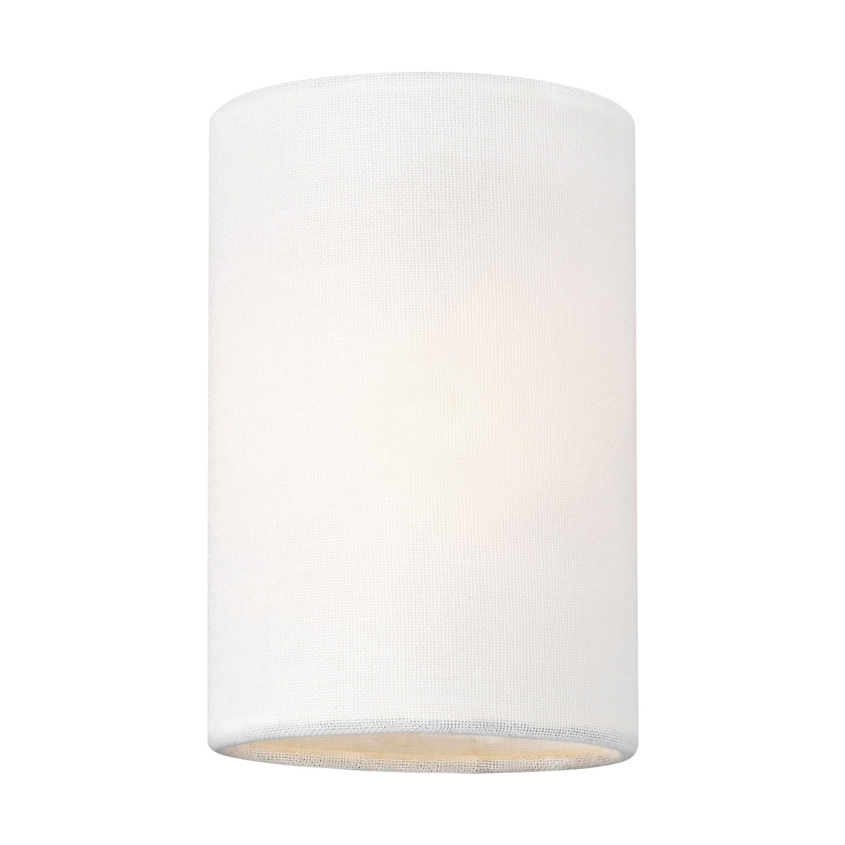 White Linen Clip On Lamp Shade For The Brianna Collection