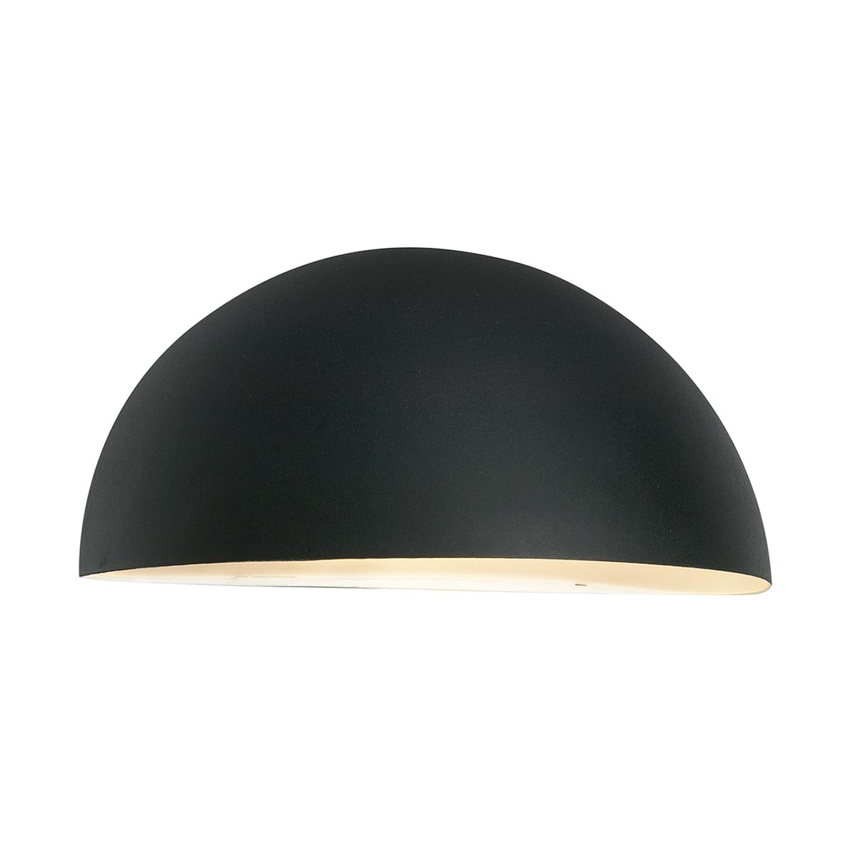 Norlys Paris 1 Light Outdoor Wall Down Lighter In Black