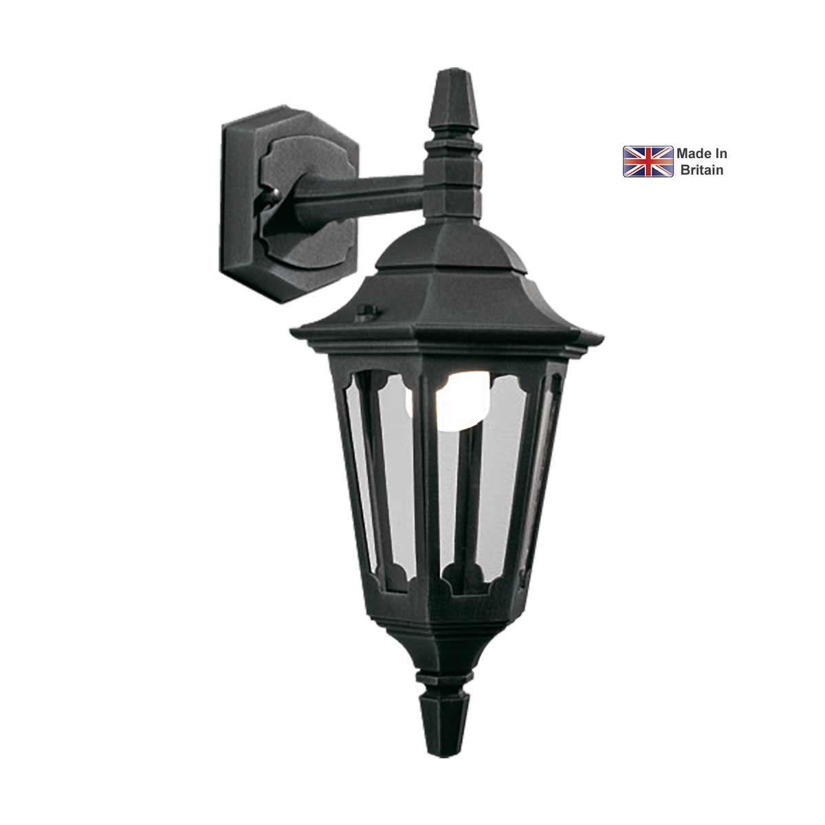 Elstead Parish Mini 1 Light Downward Outdoor Wall Lantern Black