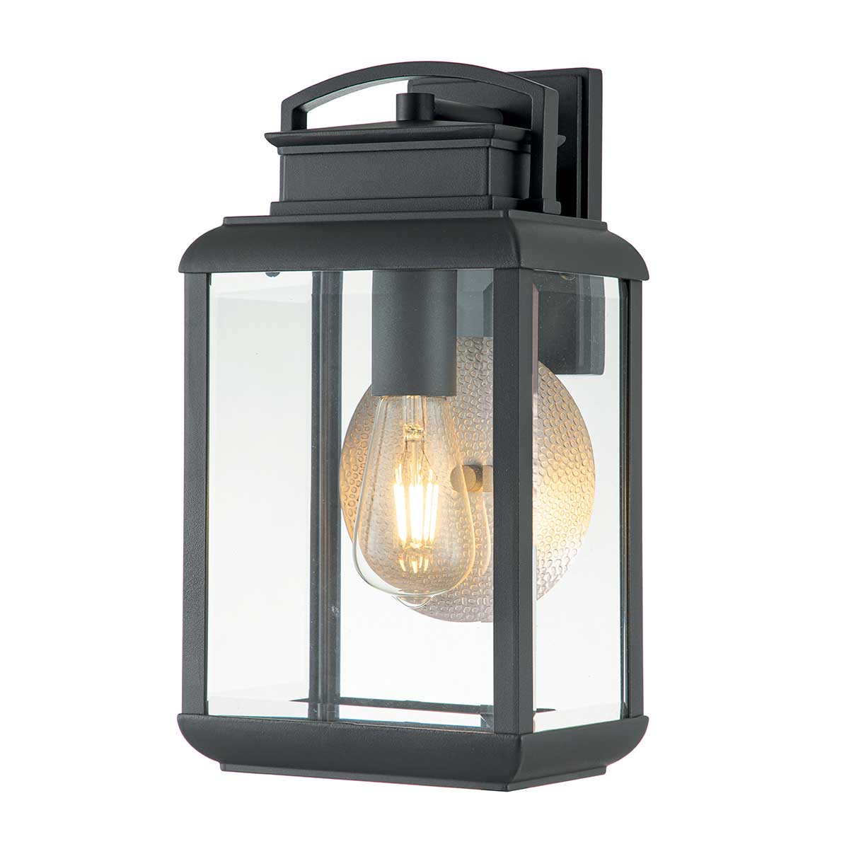 Byron 1 Light Medium Outdoor Wall Lantern Graphite Finish