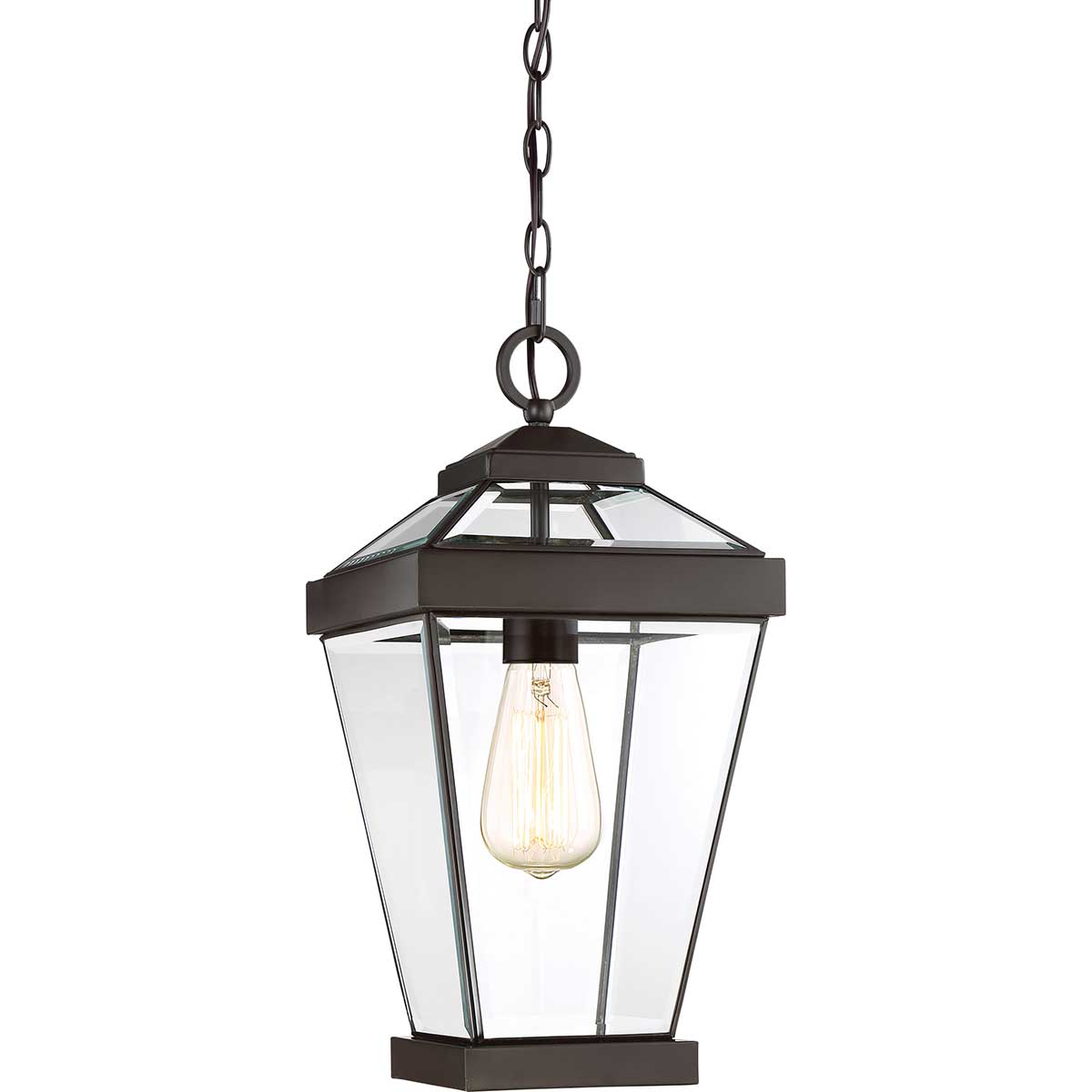 Ravine Medium Outdoor Porch Chain Lantern Western Bronze