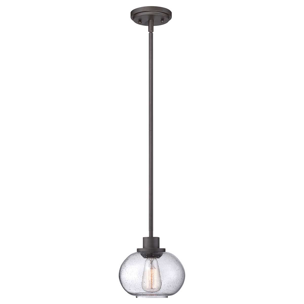 Quoizel Trilogy 1 Light Mini Kitchen Pendant Old Bronze