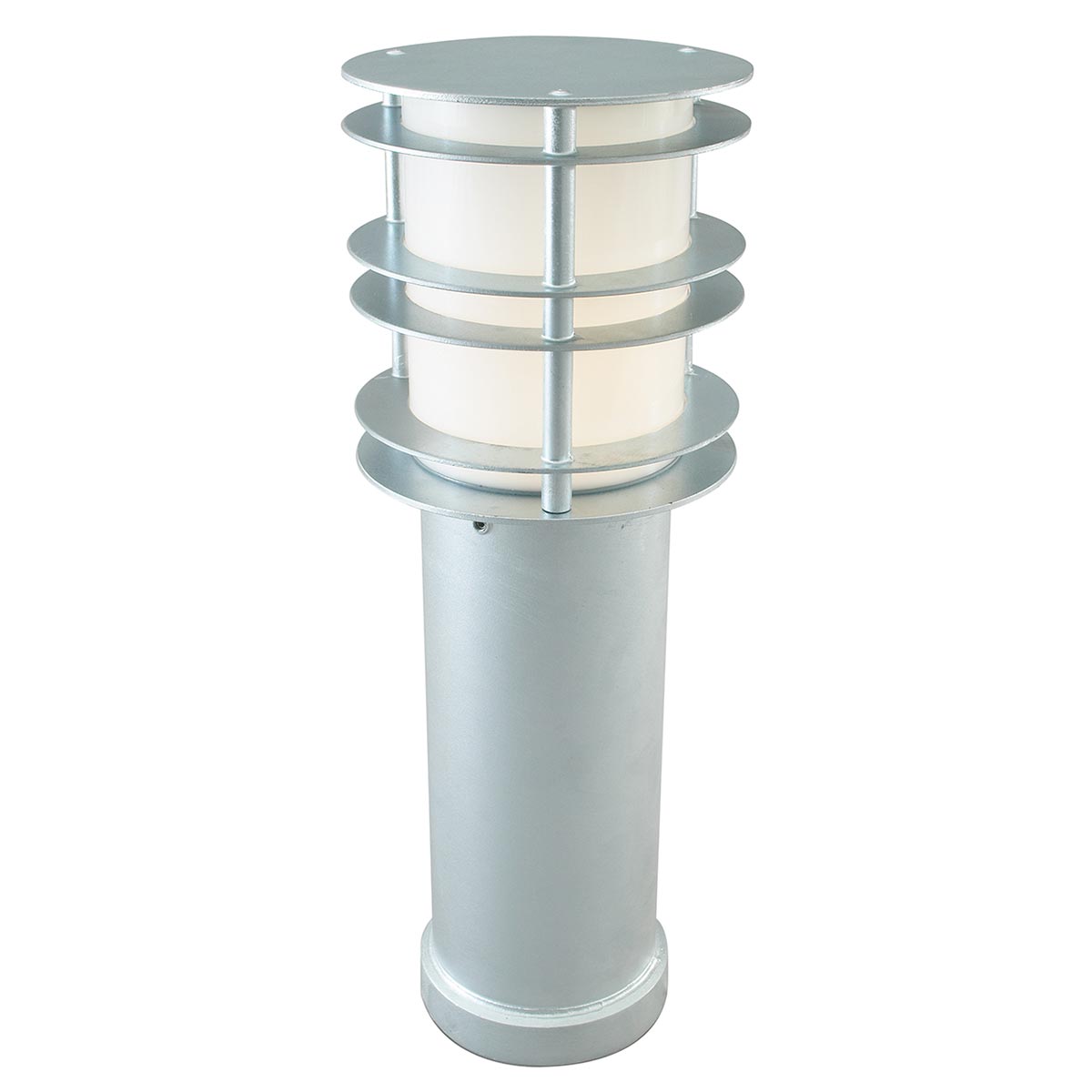 Norlys Stockholm Medium Bollard Light Galvanised Steel